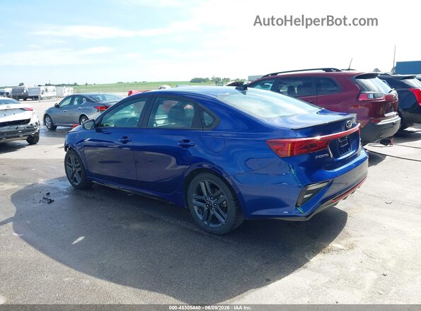 3KPF34AD1ME263749 2021 KIA FORTE Blue 