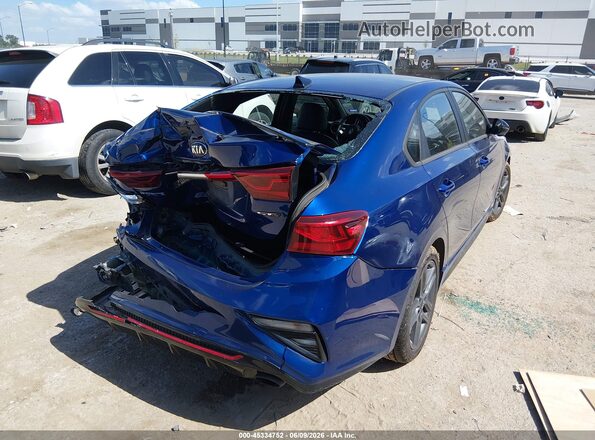 3KPF34AD1ME404576 2021 KIA FORTE Blue Tył prawy