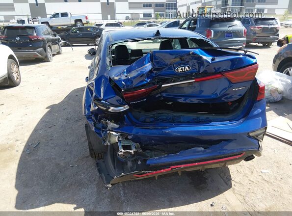 3KPF34AD1ME404576 2021 KIA FORTE Blue Widok z przodu