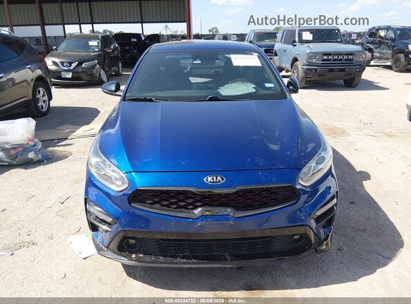 3KPF34AD1ME404576 2021 KIA FORTE Blue Widok zestawu wskaźników