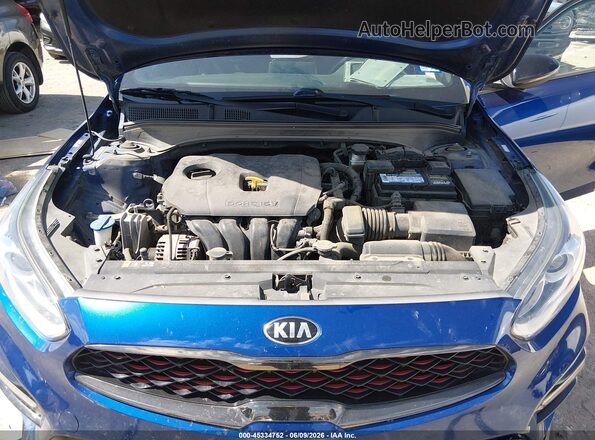 3KPF34AD1ME404576 2021 KIA FORTE Blue Widok z tyłu