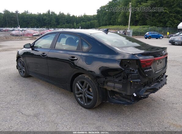 3KPF34AD2ME405946 2021 KIA FORTE Black Trasero izquierdo