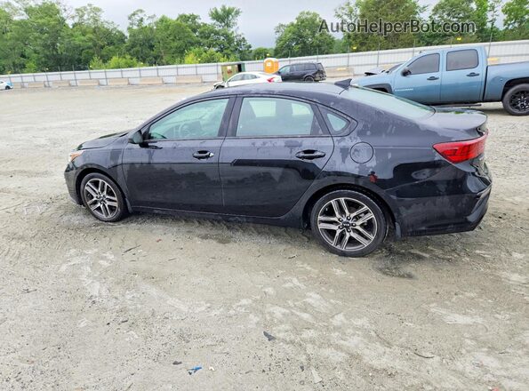 3KPF34AD3KE044448 2019 KIA FORTE Черный Задняя левая четверть