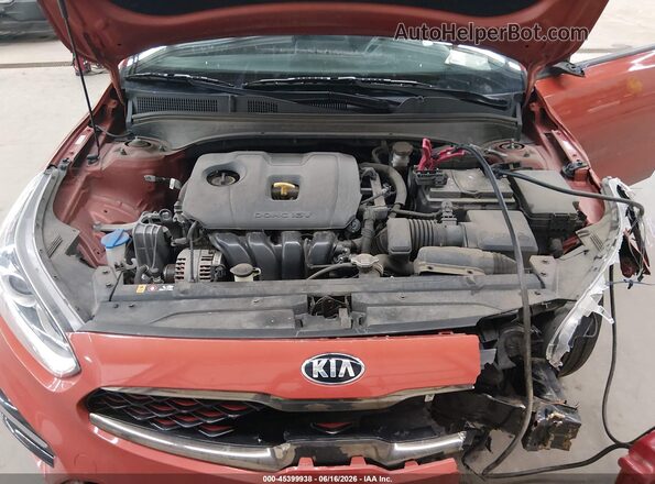 3KPF34AD3ME400898 2021 KIA FORTE Orange Вид ззаду