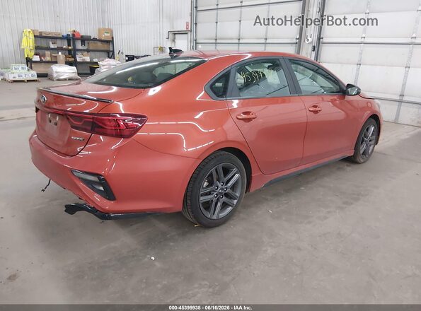 3KPF34AD3ME400898 2021 KIA FORTE Orange Задня права чверть