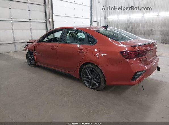 3KPF34AD3ME400898 2021 KIA FORTE Orange Задня ліва чверть