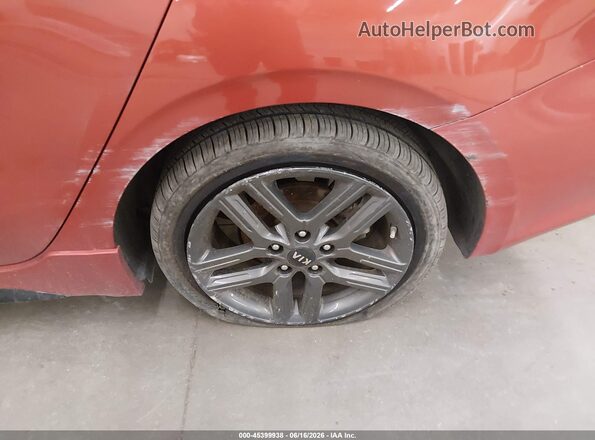 3KPF34AD3ME400898 2021 KIA FORTE Orange Вид щитка приладів