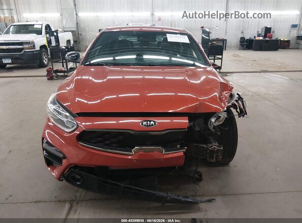 3KPF34AD3ME400898 2021 KIA FORTE Orange Вид задньої частини салону