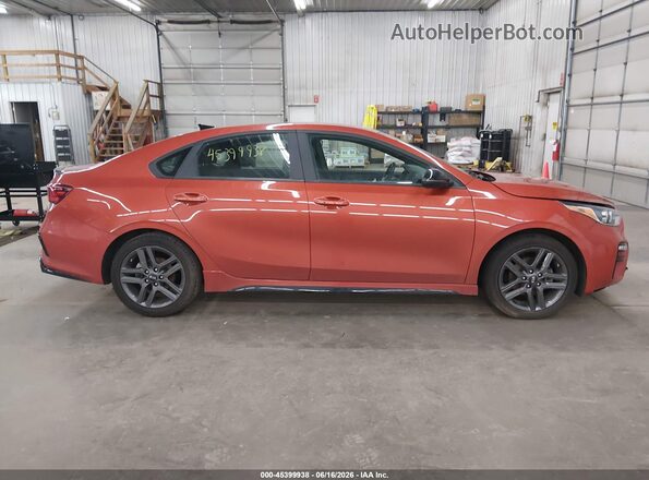 3KPF34AD3ME400898 2021 KIA FORTE Orange Панорамний вид салону 360°
