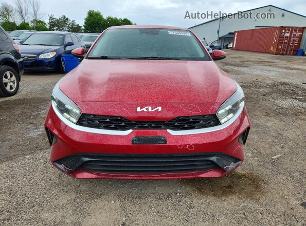 3KPF34AD3NE436348 2022 KIA FORTE Red Front view