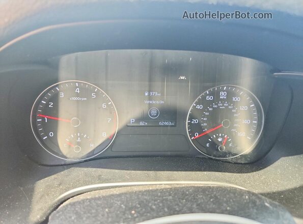 3KPF34AD4ME280643 2021 KIA FORTE Синий Вид щитка приборов