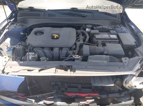 3KPF34AD4ME303712 2021 KIA FORTE Blue Widok z tyłu