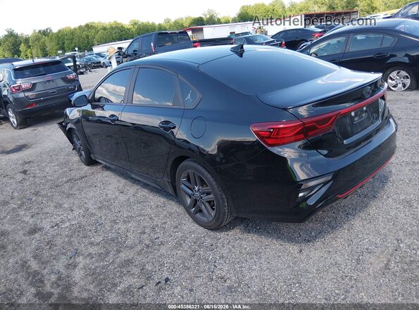3KPF34AD4ME397476 2021 KIA FORTE Black Задня ліва чверть