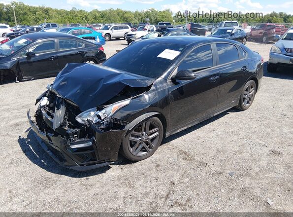 3KPF34AD4ME397476 2021 KIA FORTE Black Передня ліва чверть