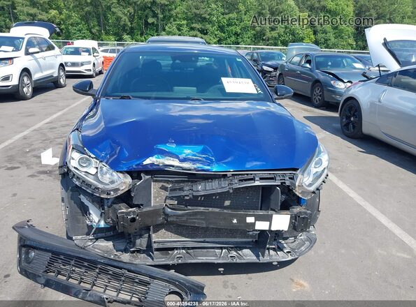 3KPF34AD4ME424062 2021 KIA FORTE Blue Вид задньої частини салону