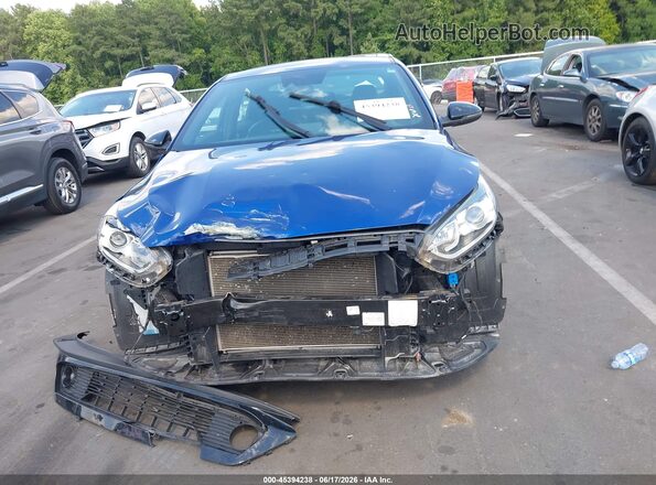 3KPF34AD4ME424062 2021 KIA FORTE Blue Вид спереду