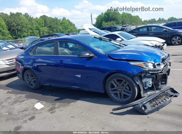 3KPF34AD4ME424062 2021 KIA FORTE Blue Панорамний вид салону 360°