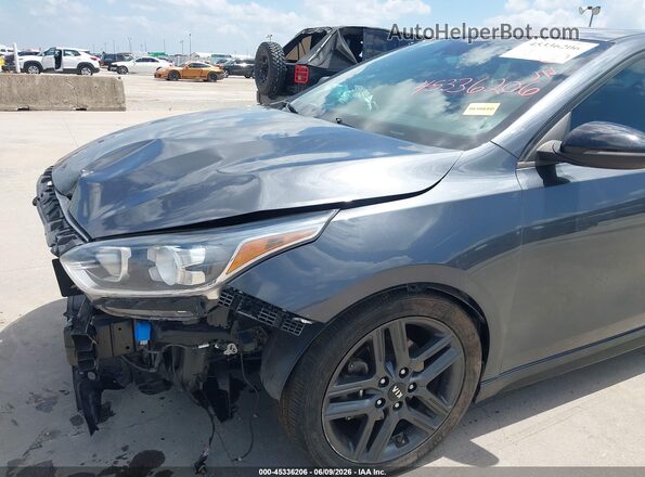 3KPF34AD5ME285513 2021 KIA FORTE Gray 