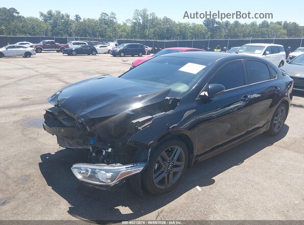 3KPF34AD5ME286239 2021 KIA FORTE Black Передня ліва чверть
