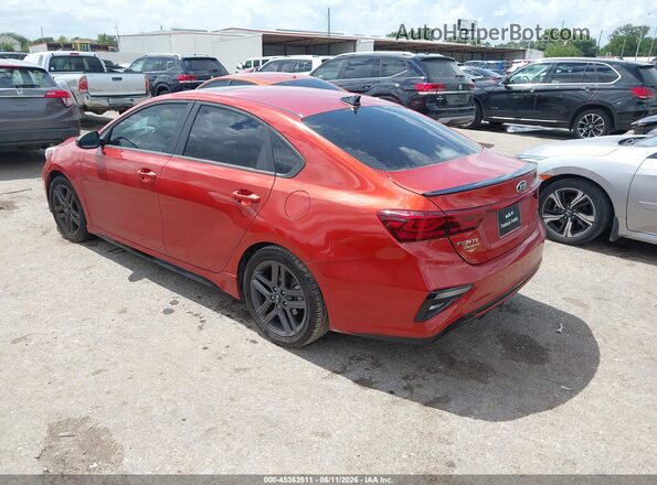 3KPF34AD5ME296530 2021 KIA FORTE Orange Հետևի ձախ