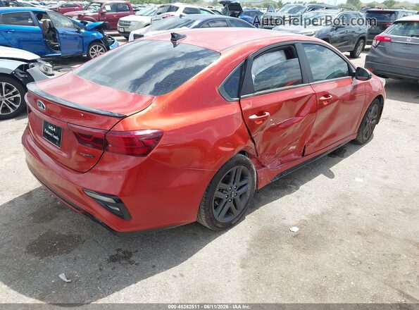 3KPF34AD5ME296530 2021 KIA FORTE Orange Հետևի աջ