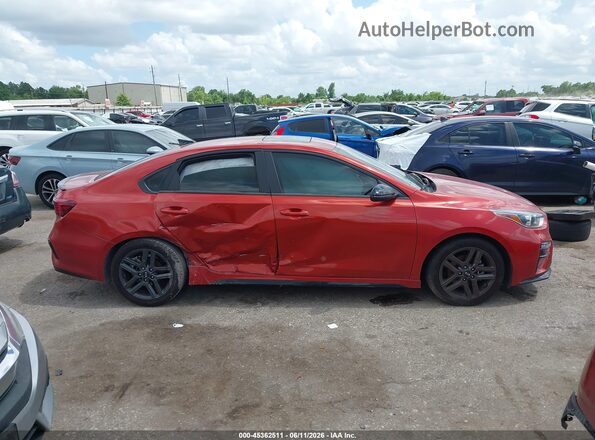 3KPF34AD5ME296530 2021 KIA FORTE Orange Սալոնի 360 աստիճան տեսք