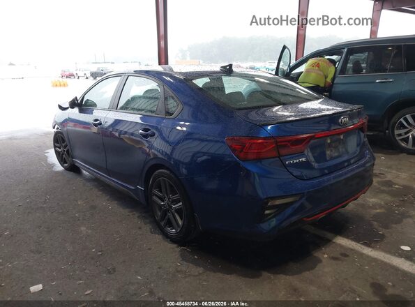 3KPF34AD6ME311178 2021 KIA FORTE Blue უკანა მარცხენა