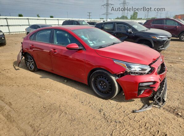 3KPF34AD7KE013140 2019 KIA FORTE Красный Передняя правая четверть