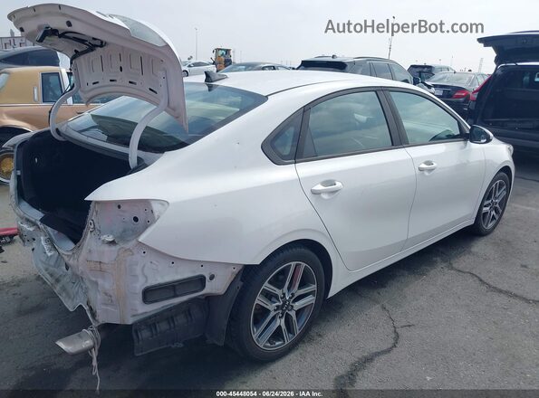 3KPF34AD7KE013395 2019 KIA FORTE White Задня права чверть