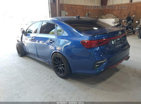 3KPF34AD7LE163508 2020 KIA FORTE Blue Задня ліва чверть