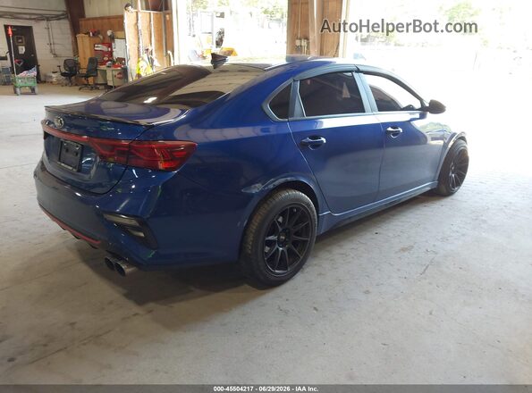 3KPF34AD7LE163508 2020 KIA FORTE Blue Задня права чверть