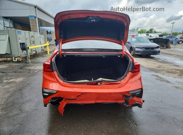 3KPF34AD7ME332749 2021 KIA FORTE Orange უკანა ხედი