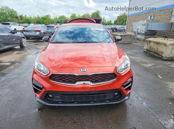 3KPF34AD7ME332749 2021 KIA FORTE Orange წინა ხედი