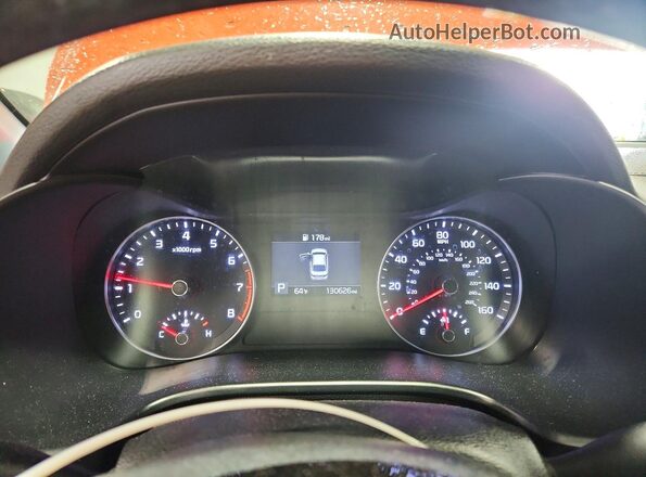3KPF34AD7ME332749 2021 KIA FORTE Orange ხელსაწყოთა პანელის ხედი