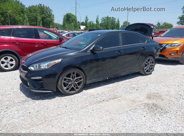 3KPF34AD7ME360342 2021 KIA FORTE Black Vista tres cuartos delantera izquierda