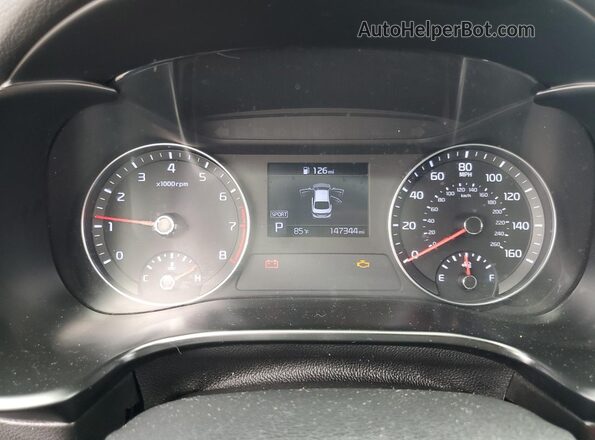 3KPF34AD8LE240337 2020 KIA FORTE Черный Вид щитка приборов