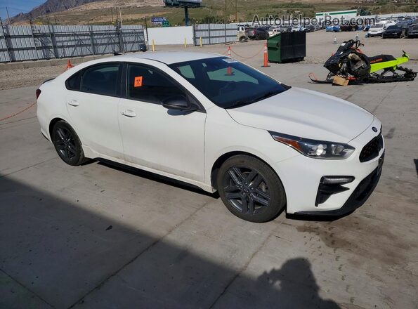 3KPF34AD8ME264381 2021 KIA FORTE White Delantero derecho
