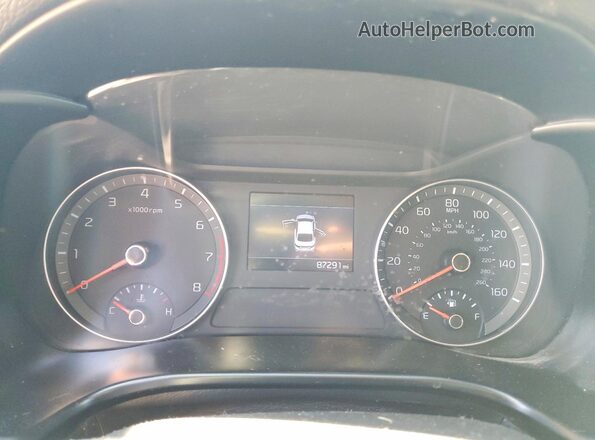 3KPF34AD9KE041554 2019 KIA FORTE Black Widok zestawu wskaźników