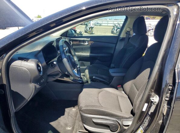 3KPF34AD9KE041554 2019 KIA FORTE Black Widok wnętrza z przodu