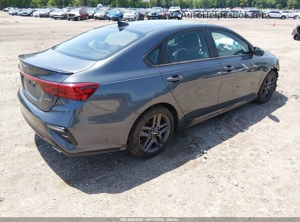 3KPF34AD9ME333532 2021 KIA FORTE Gray Trasero derecho