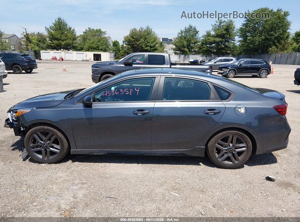 3KPF34AD9ME333532 2021 KIA FORTE Gray Vista interior de 360 grados