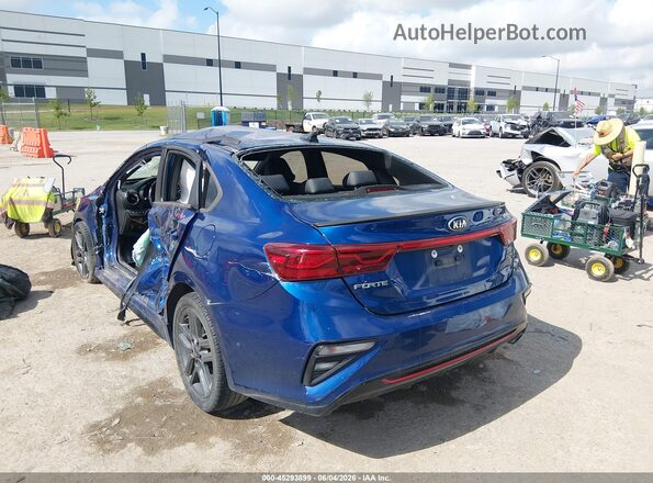 3KPF34ADXLE248973 2020 KIA FORTE Blue უკანა მარცხენა