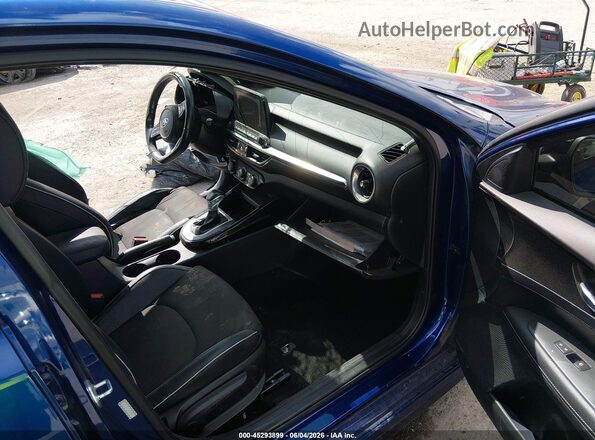 3KPF34ADXLE248973 2020 KIA FORTE Blue წინა სალონის ხედი