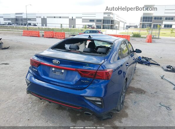 3KPF34ADXLE248973 2020 KIA FORTE Blue უკანა მარჯვენა
