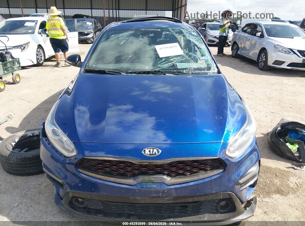3KPF34ADXLE248973 2020 KIA FORTE Blue ხელსაწყოთა პანელის ხედი