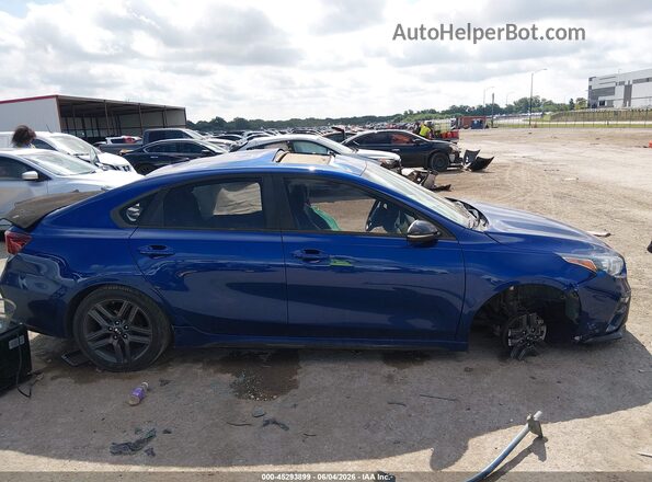 3KPF34ADXLE248973 2020 KIA FORTE Blue უკანა სალონის ხედი