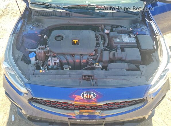 3KPF34ADXME303200 2021 KIA FORTE Blue Սալոնի հետևի տեսք