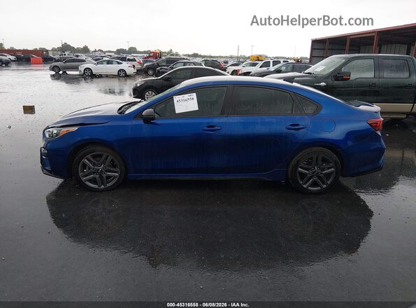 3KPF34ADXME400865 2021 KIA FORTE Blue Vista interior de 360 grados