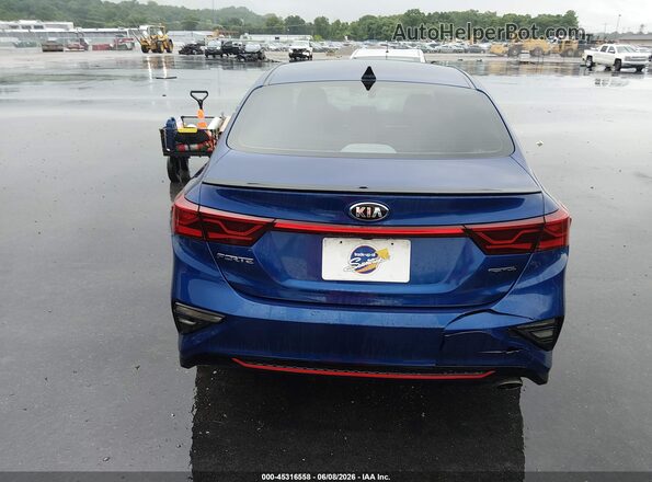 3KPF34ADXME400865 2021 KIA FORTE Blue 