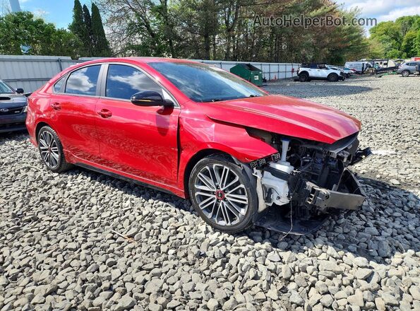 3KPF44AC0NE469392 2022 KIA FORTE Red 
